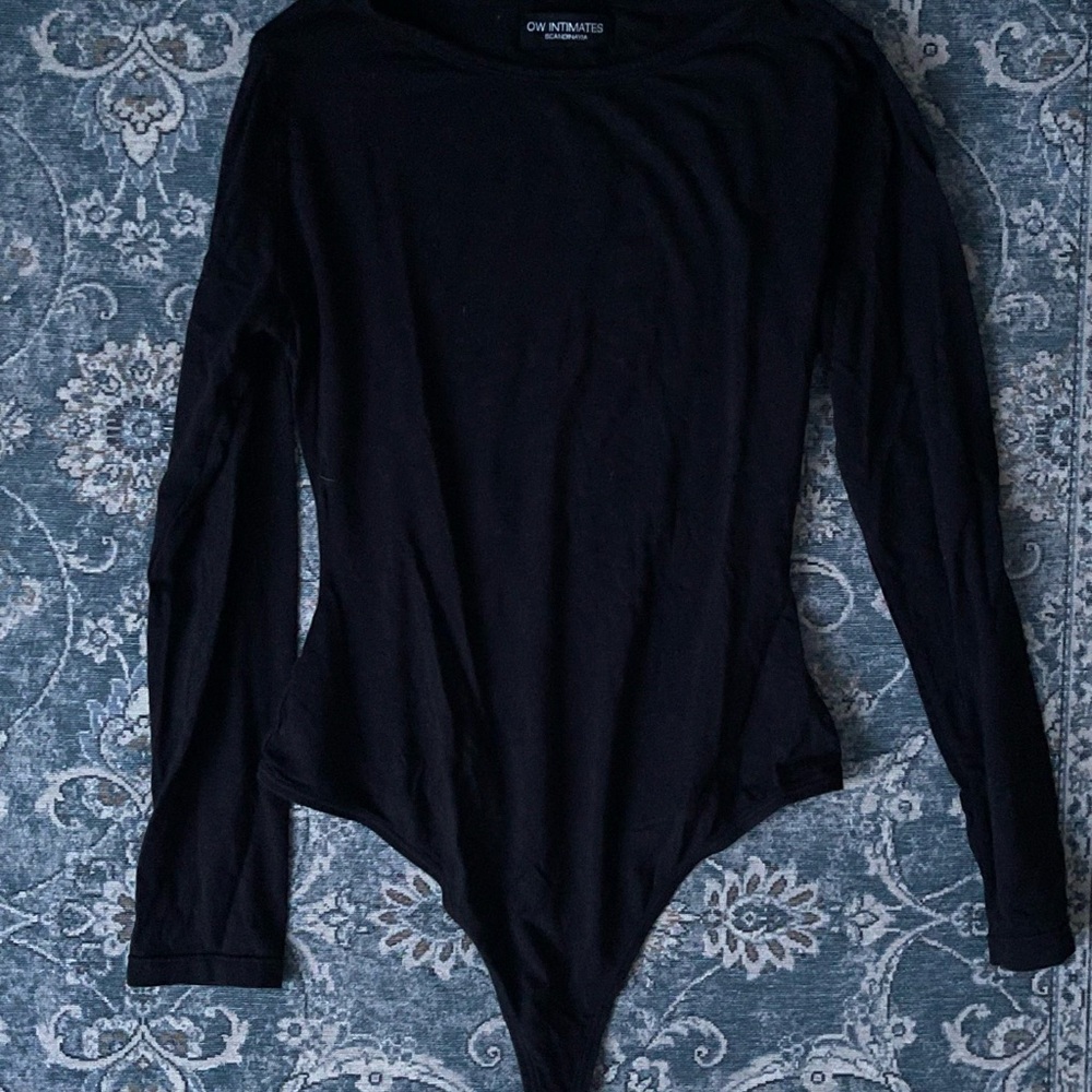 Black Long Sleeve Bodysuit